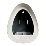 essential vogelfutterhaus 18cm fibrous grey